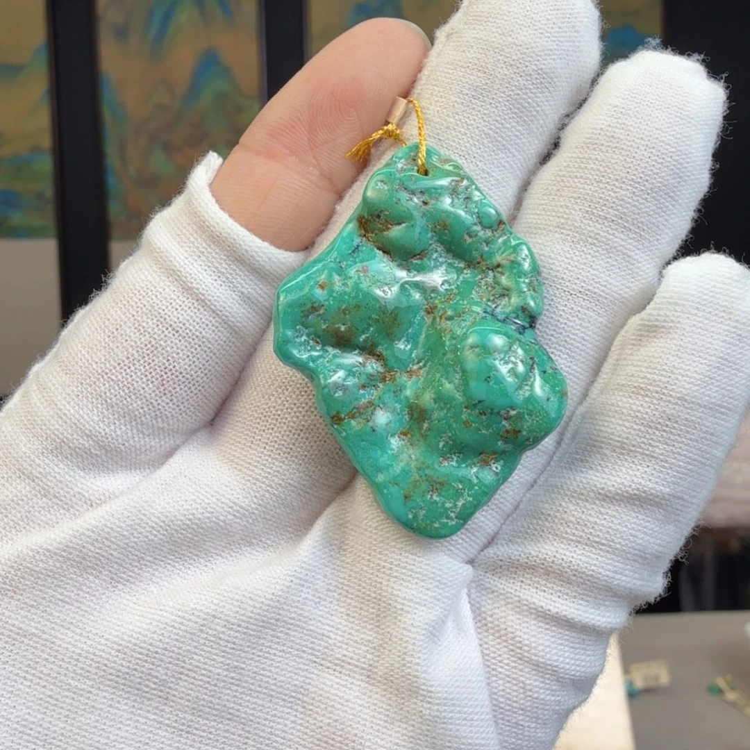 绿松石未镶嵌珠宝奇石