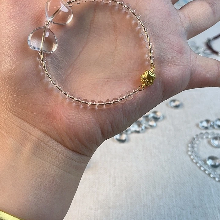 无非金属手串白水爱心19.9