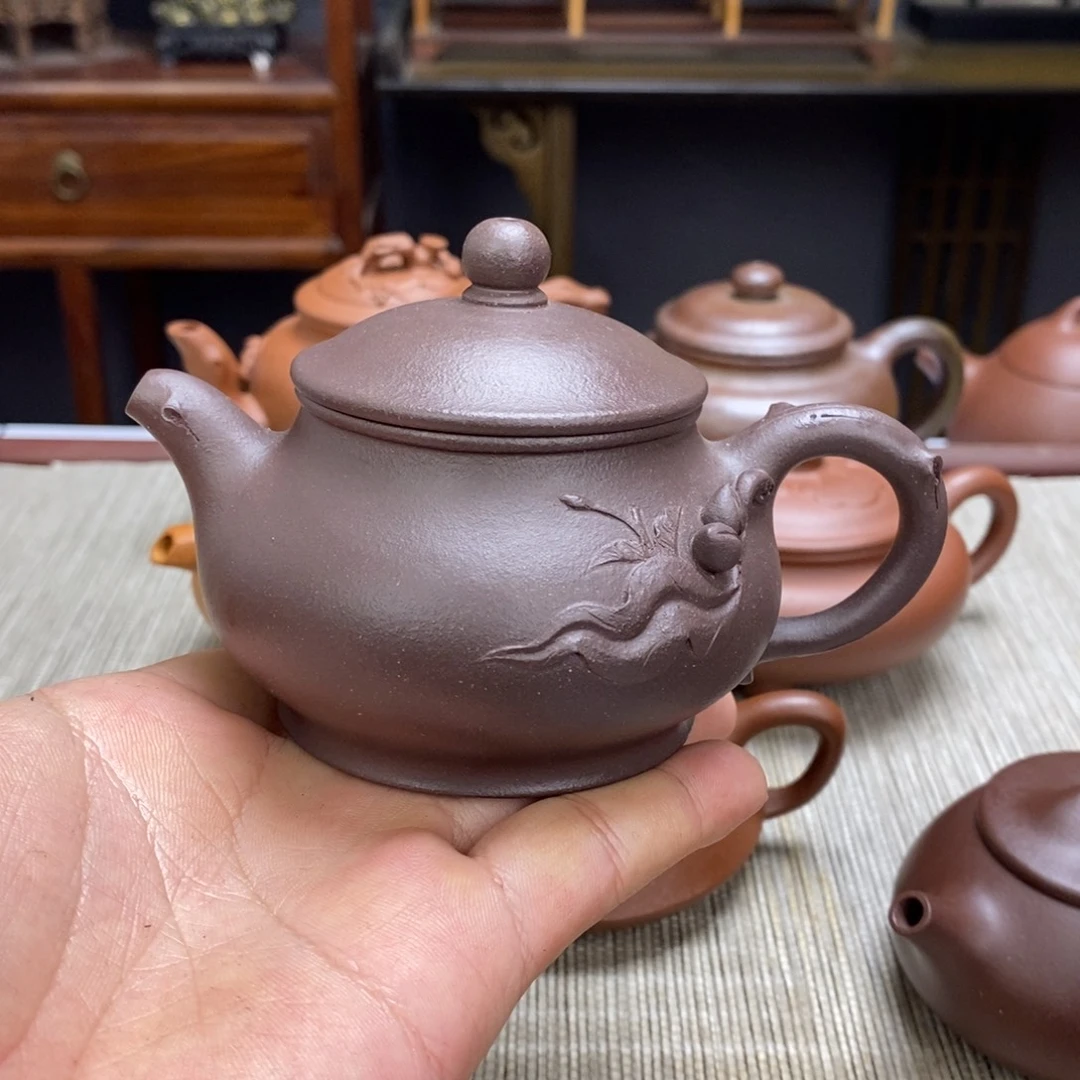 紫泥茶壶容量180毫升