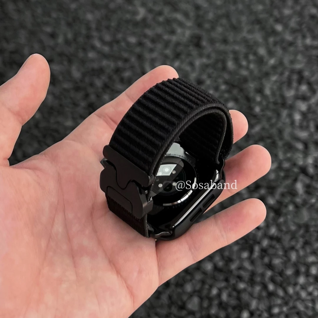 SosaBand降落伞扣原野尼龙适用苹果 S11手表带10AppleiWatchultr3