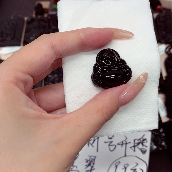 天然a货钢琴黑挂件