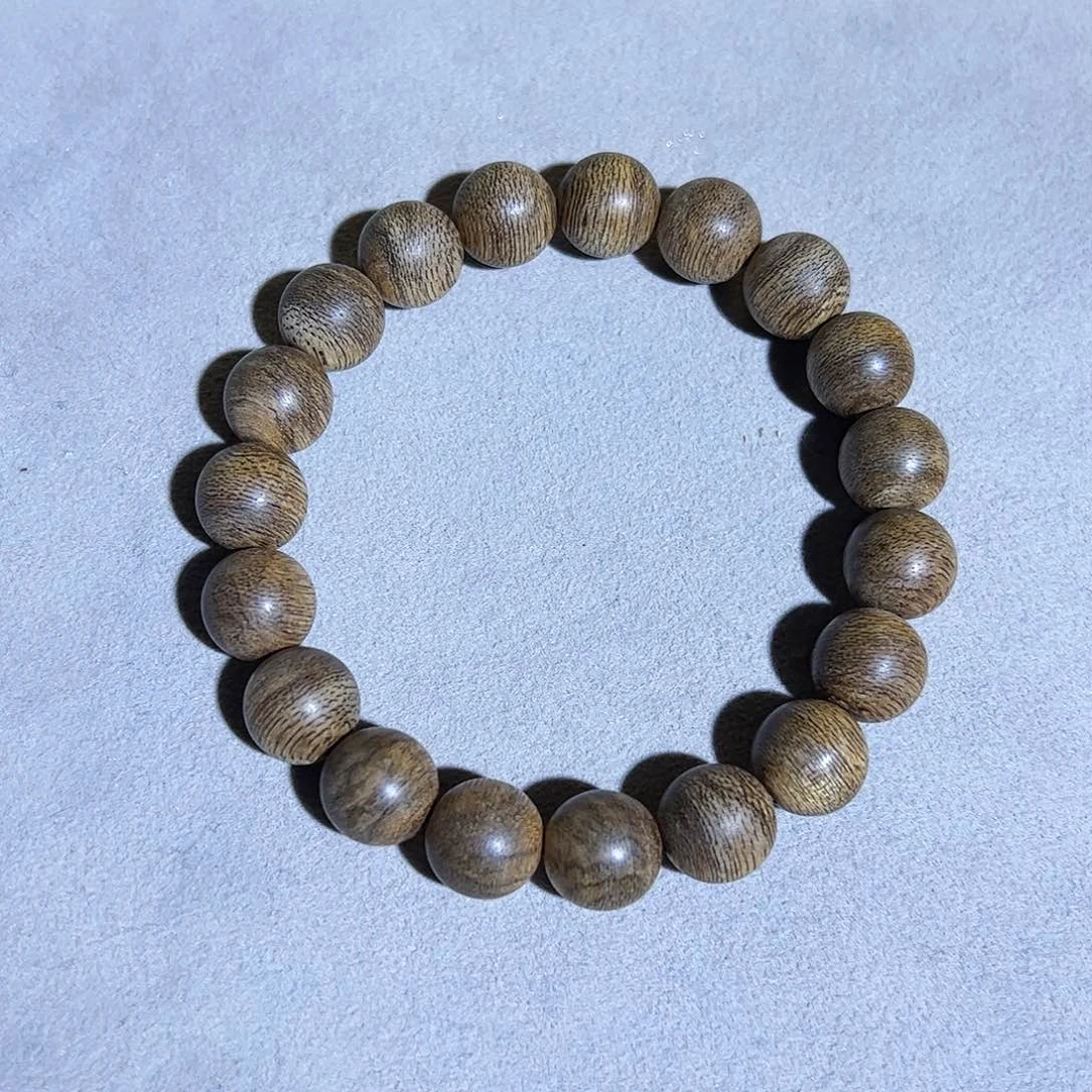 沉香手串天然文莱蛇皮粗纹老料1.1单圈 兰香雅韵