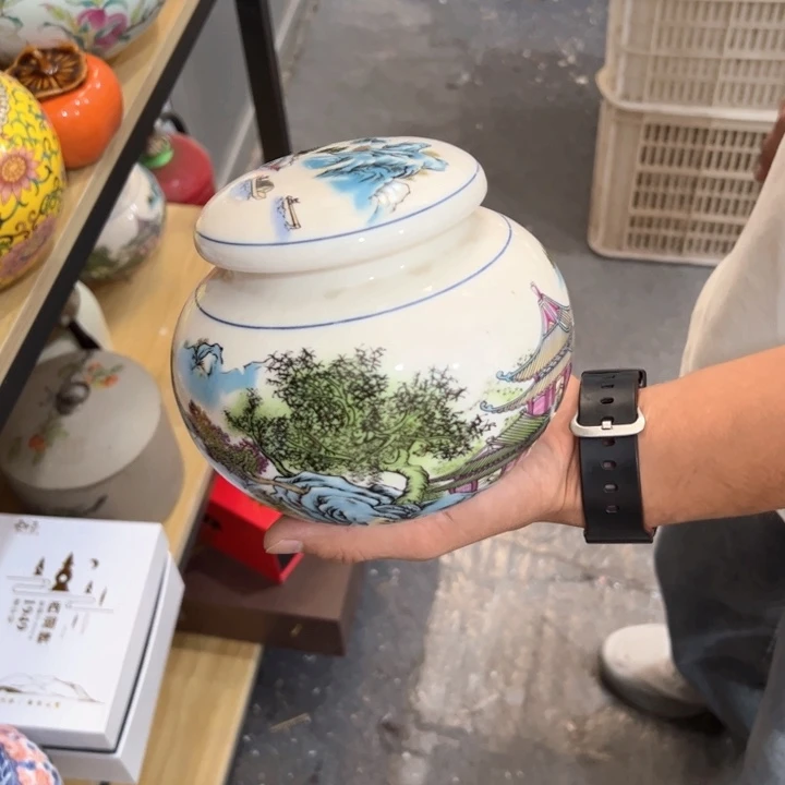 瑕疵福利品陶瓷茶叶罐