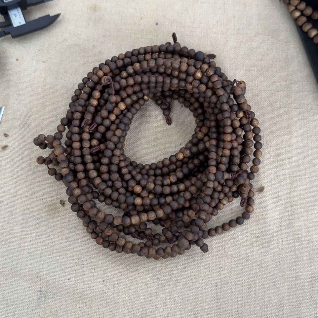沉香手串绿奇楠沉香多圈约0.6多样性发一条
