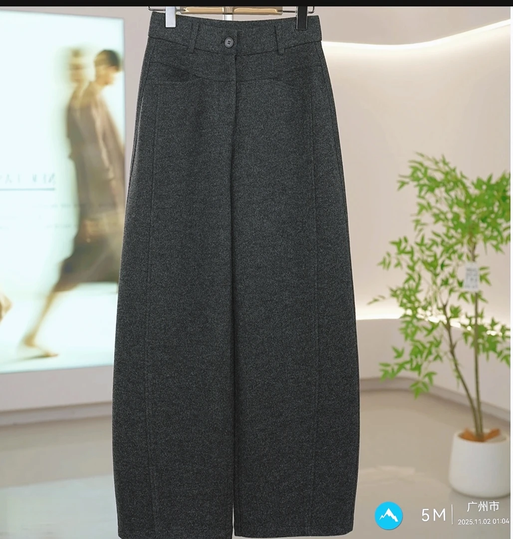 {羊毛裤}加厚加密抗皱抗起球女裤长裤