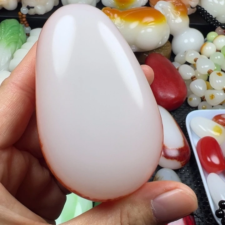 新疆戈壁五彩石金丝