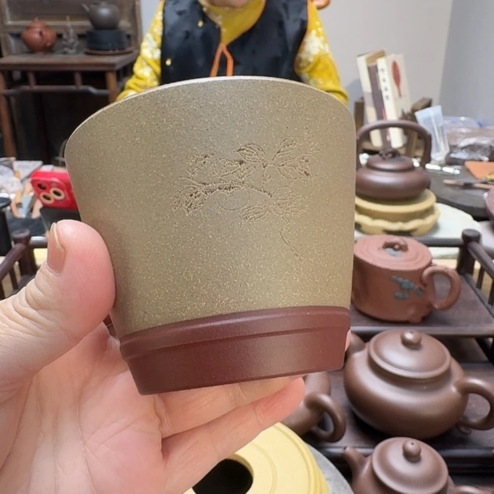 紫砂茶壶手工杯子（130 C c）