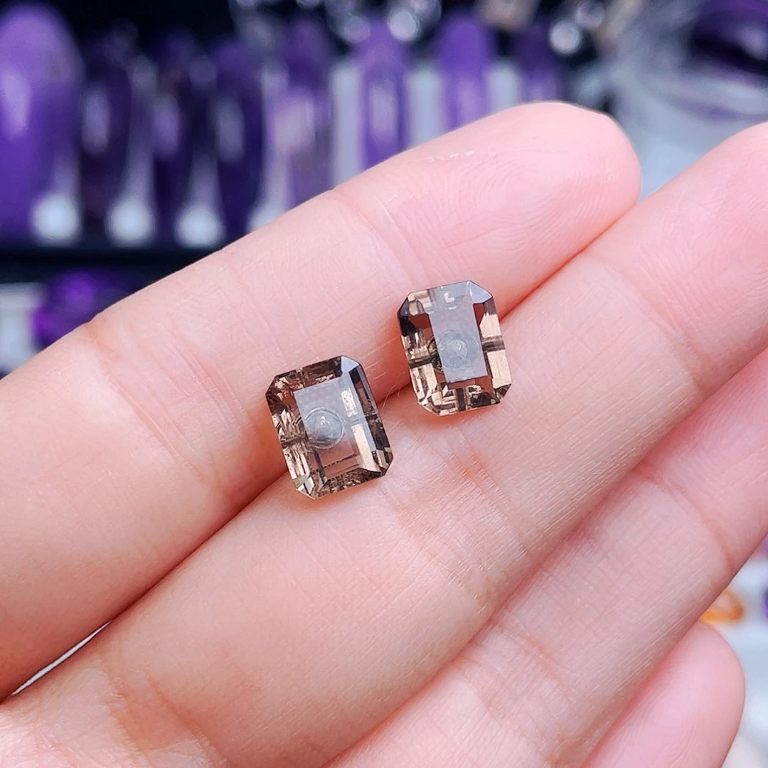 银S925镶嵌耳饰水晶遥**惜天然保真