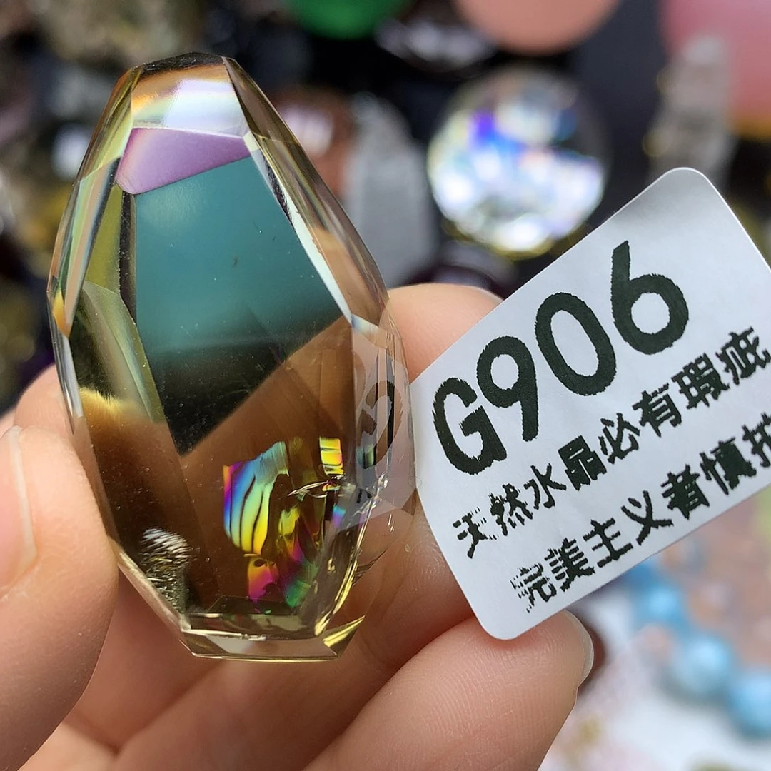 未镶嵌水晶珠宝半成品阿塞隐山吊坠