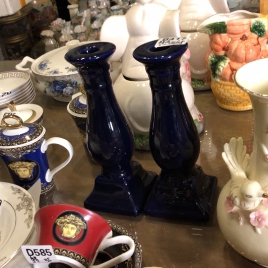 陶瓷一对特价包邮不退换默认微瑕无磕碰