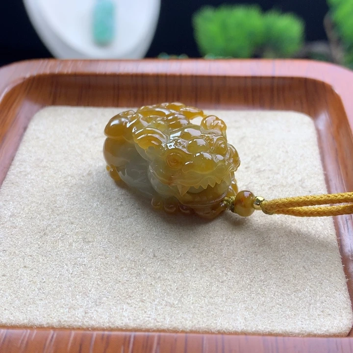 翡翠未镶嵌颈饰貔貅14