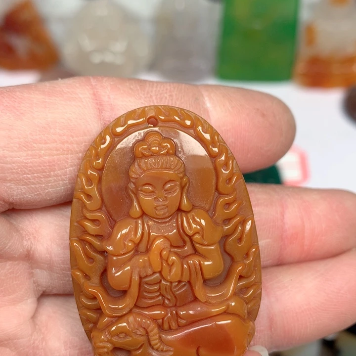 玛瑙/玉髓颈饰未镶嵌芯*