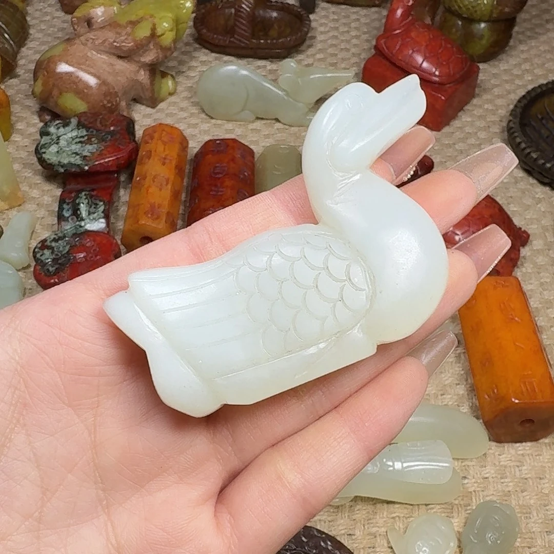 白玉菩提吊坠挂件