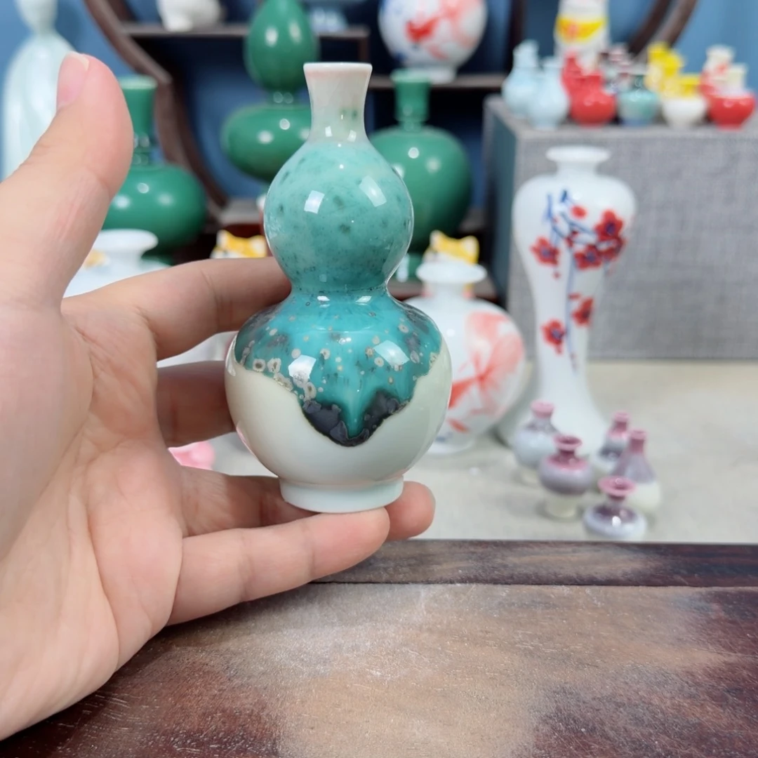 陶瓷手工小花器摆件