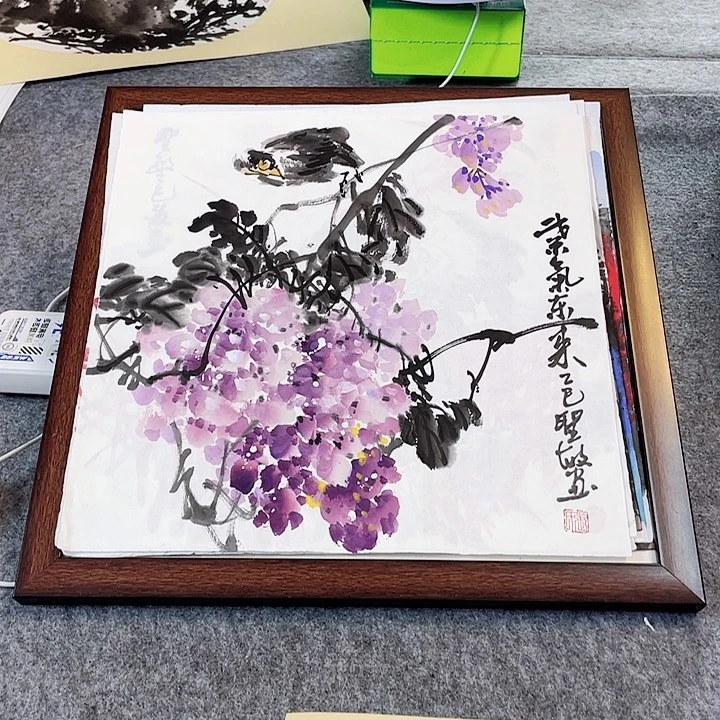 国画张圣敏先生纯手绘作品