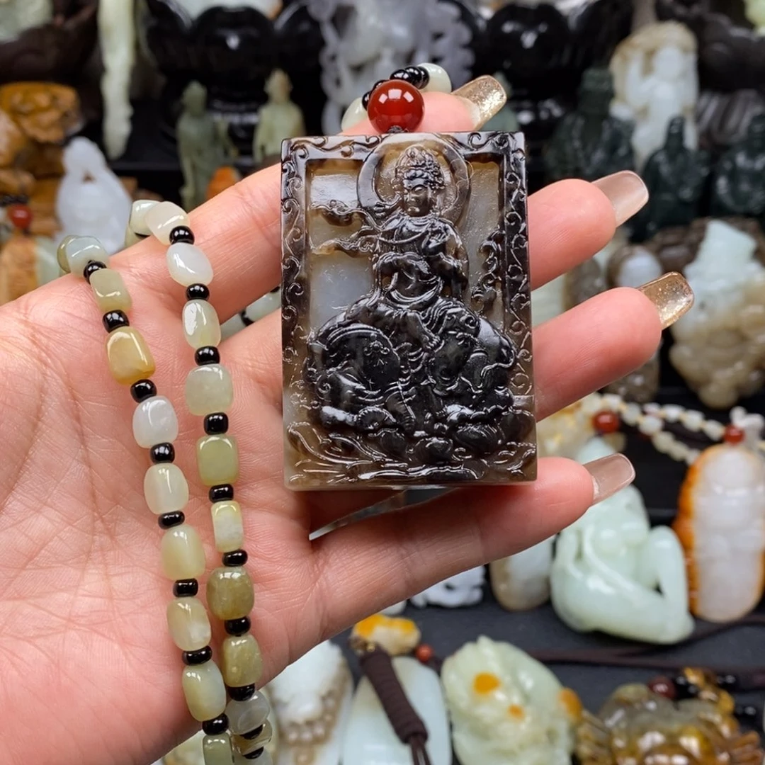 和田玉颈饰未镶嵌