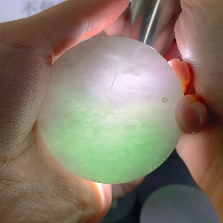 裸石翡翠天然缅甸a货f60