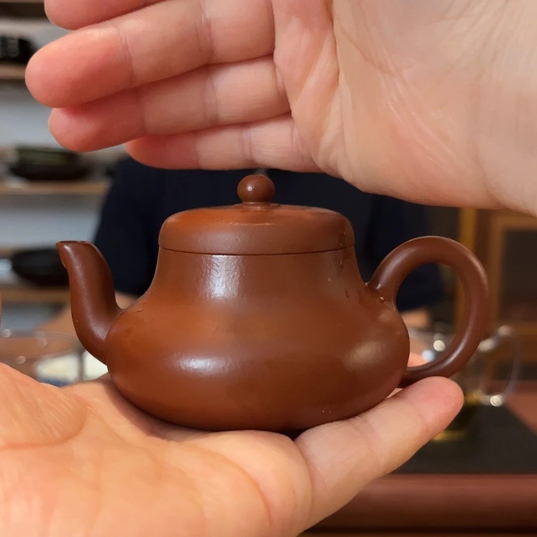 茶壶紫砂紫砂朱泥孟臣小品体系95ml