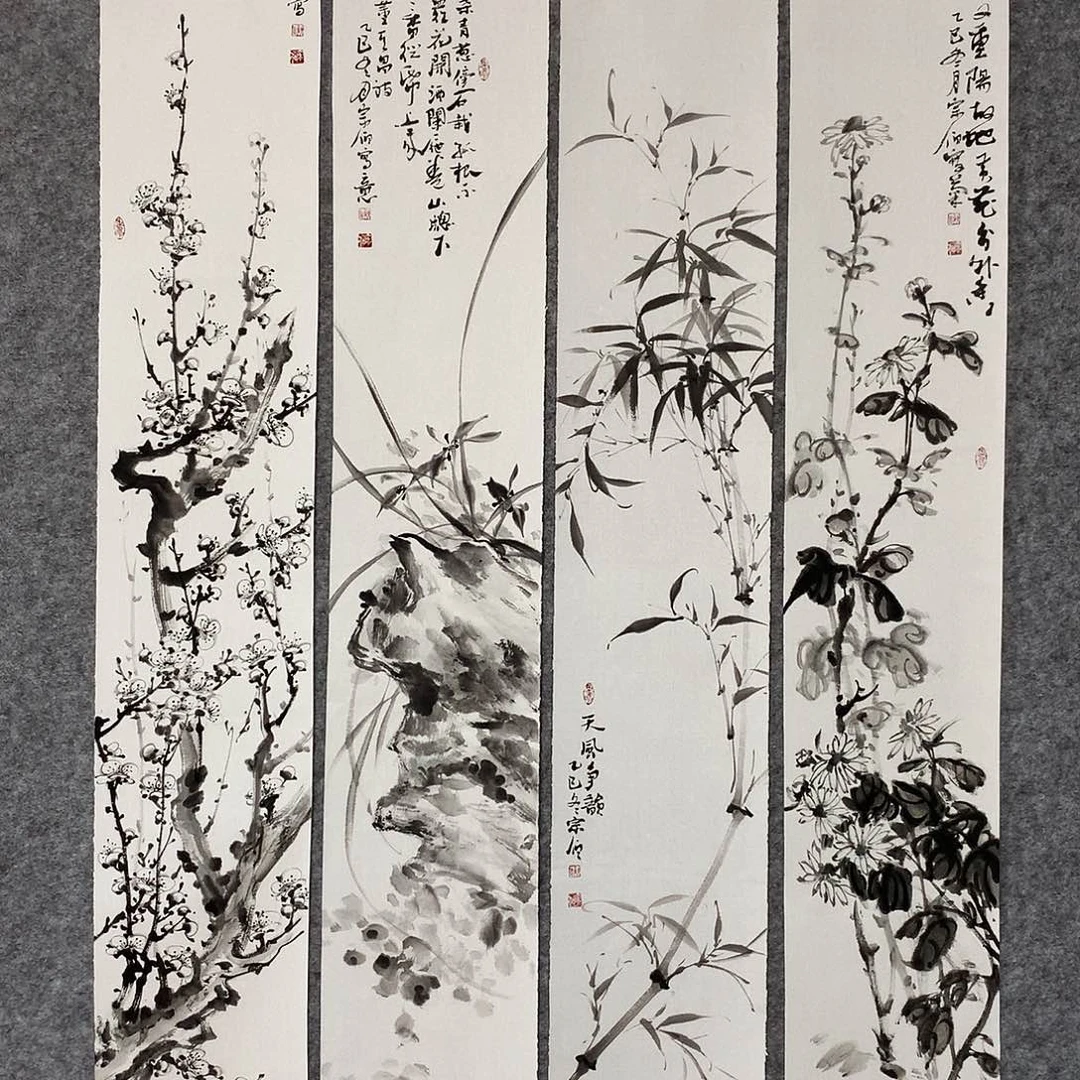 大***具国画花鸟作品写意