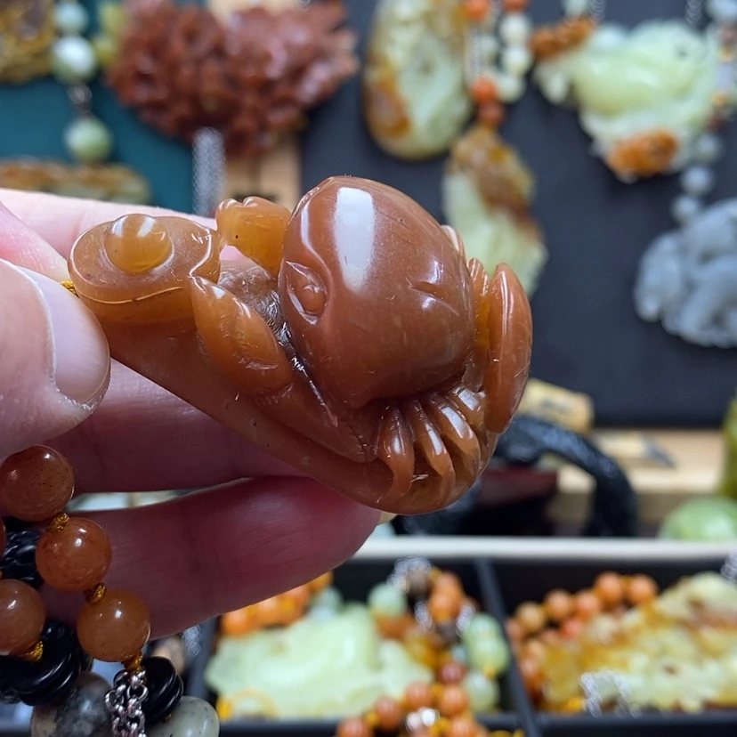 【闪购商品】蛇纹石玉吊坠未镶嵌