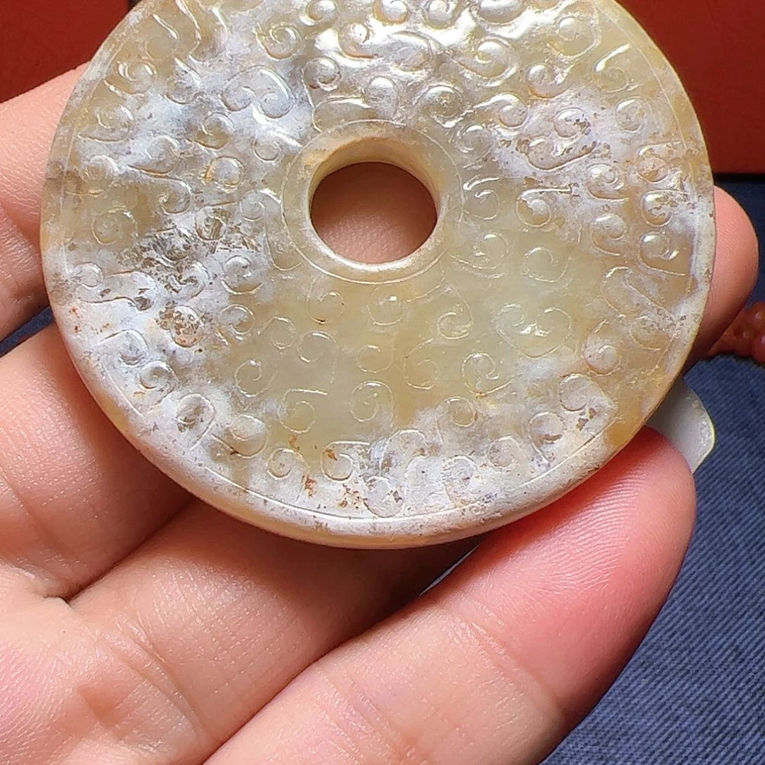 颈饰未镶嵌和田玉（糖玉）大*