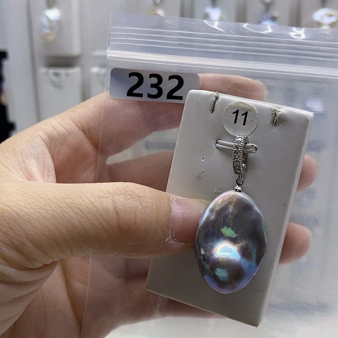 颈饰合金淡水珍珠