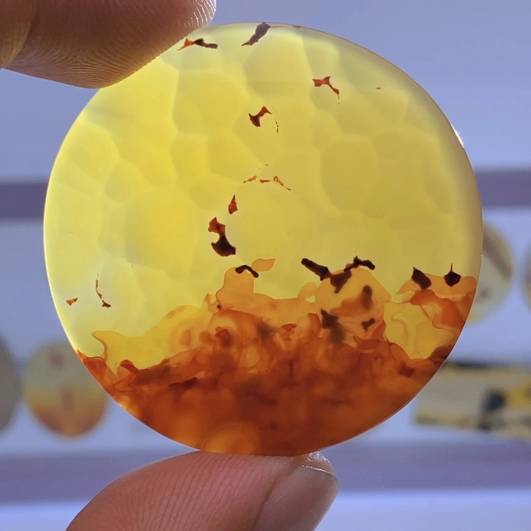 玛瑙/玉髓吊坠(不含链)未镶嵌良*一