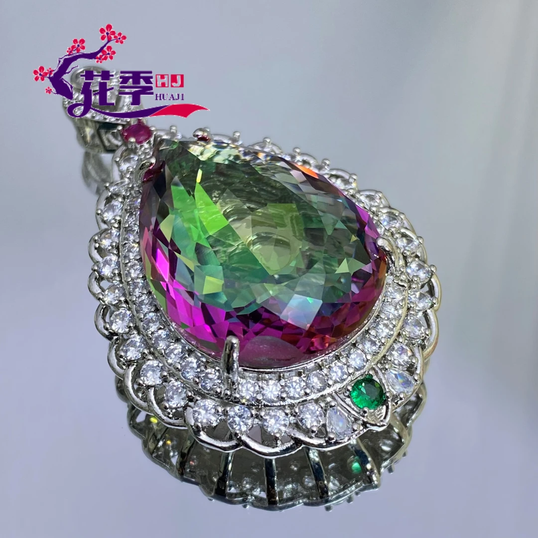 【花季】 原创艳彩炫彩强荧光吊坠HF50