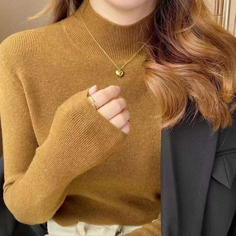 8815女童半高领打底衫