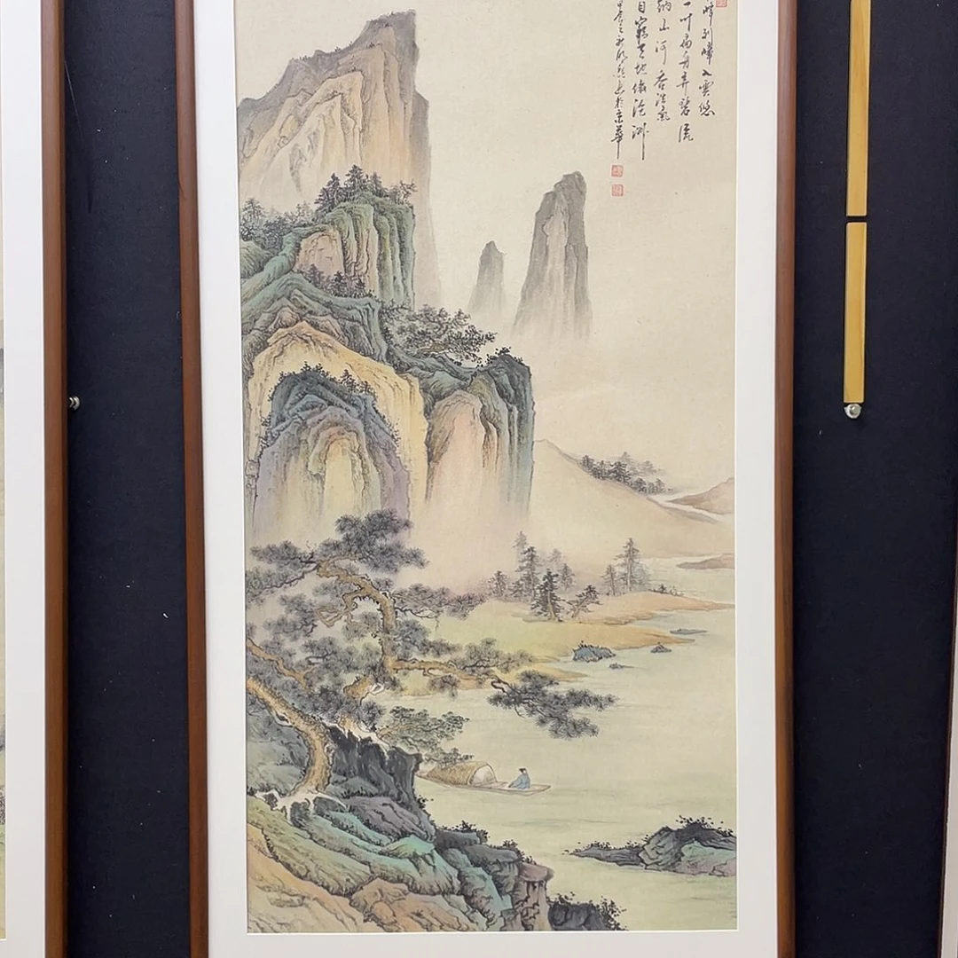 国画手绘国画，精品山水，画心
