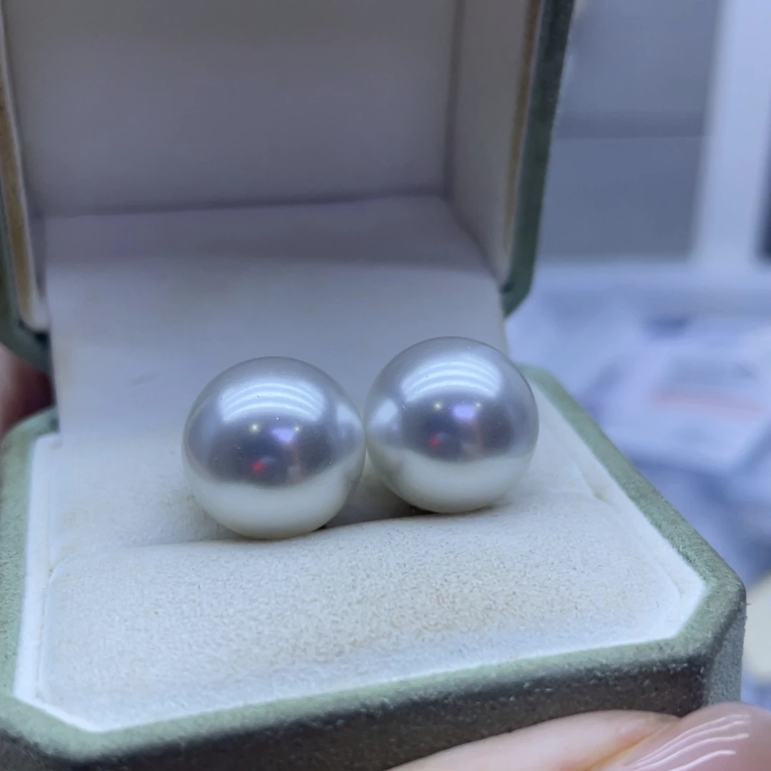 耳饰淡水珍珠银S925镶嵌