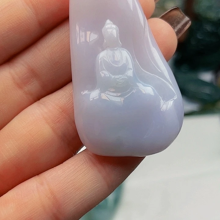 翡翠未镶嵌颈饰挂件