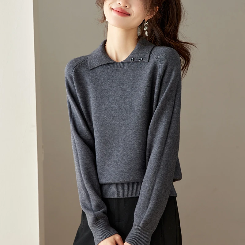 小个子精致短款上衣气质轻奢高级感打底衫2025新款独特漂亮毛衣女