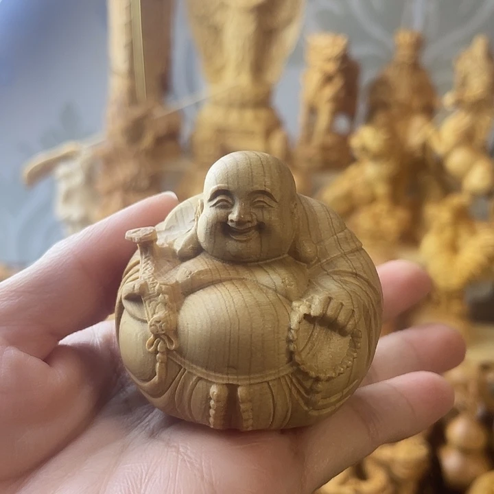 柏木（崖柏）崖柏一团和气弥勒