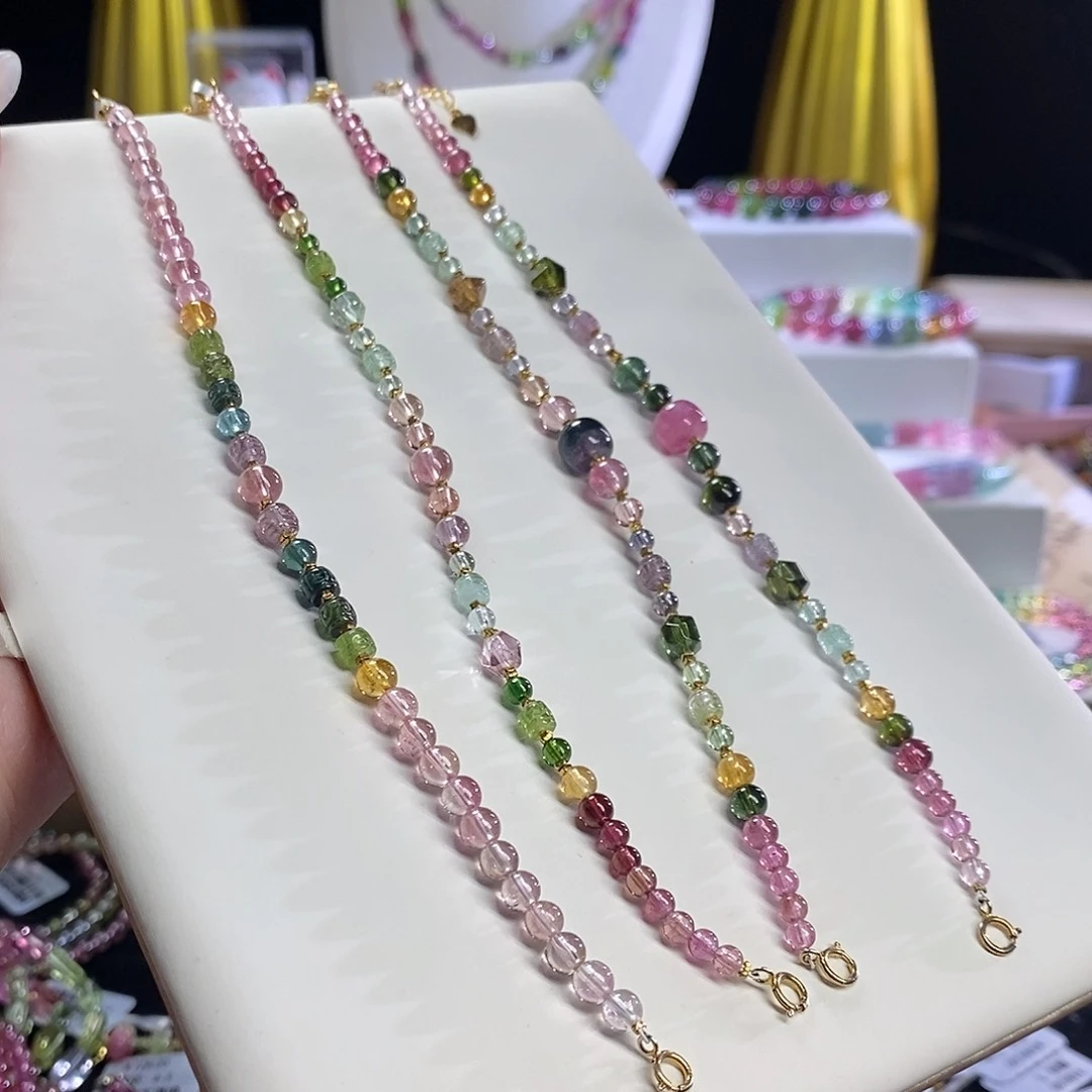 未镶嵌手链碧玺随形 多样性发其一