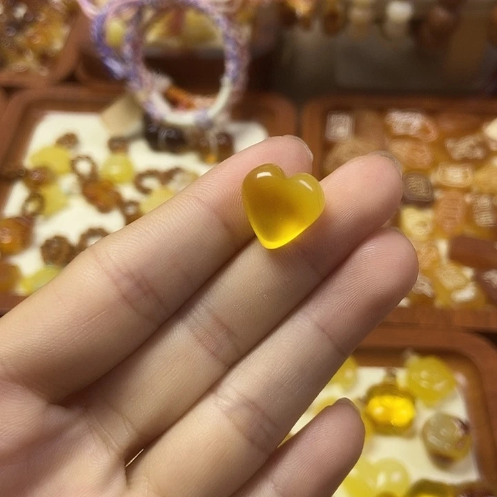 橄榄核吊坠小爱心86