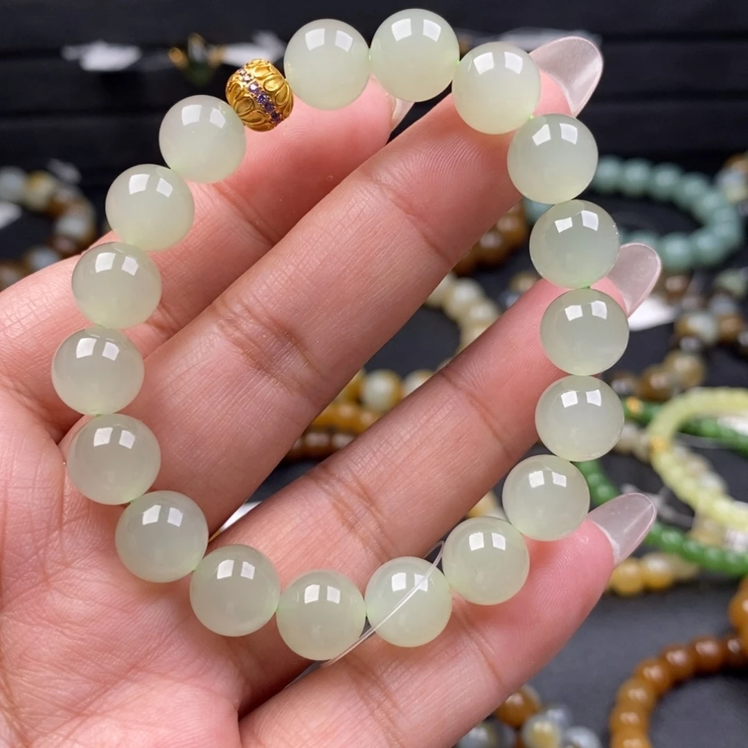 和田玉手串未镶嵌