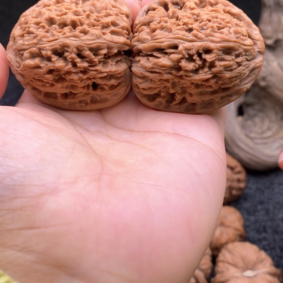 把件文玩核桃41高炮南疆尖微刮