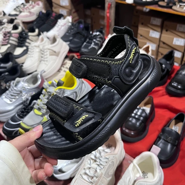 DT夏季1317中大童男童魔术贴沙滩凉鞋