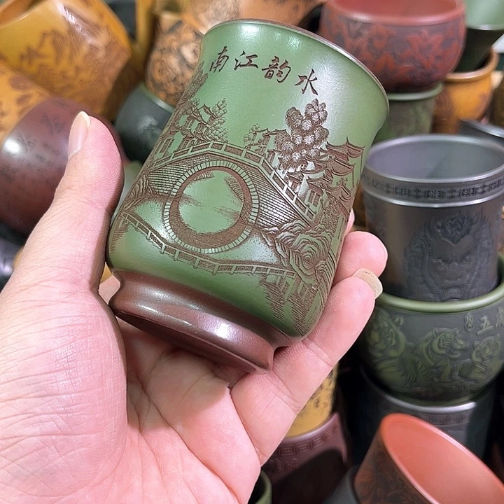茶杯紫砂全手工紫砂主人杯