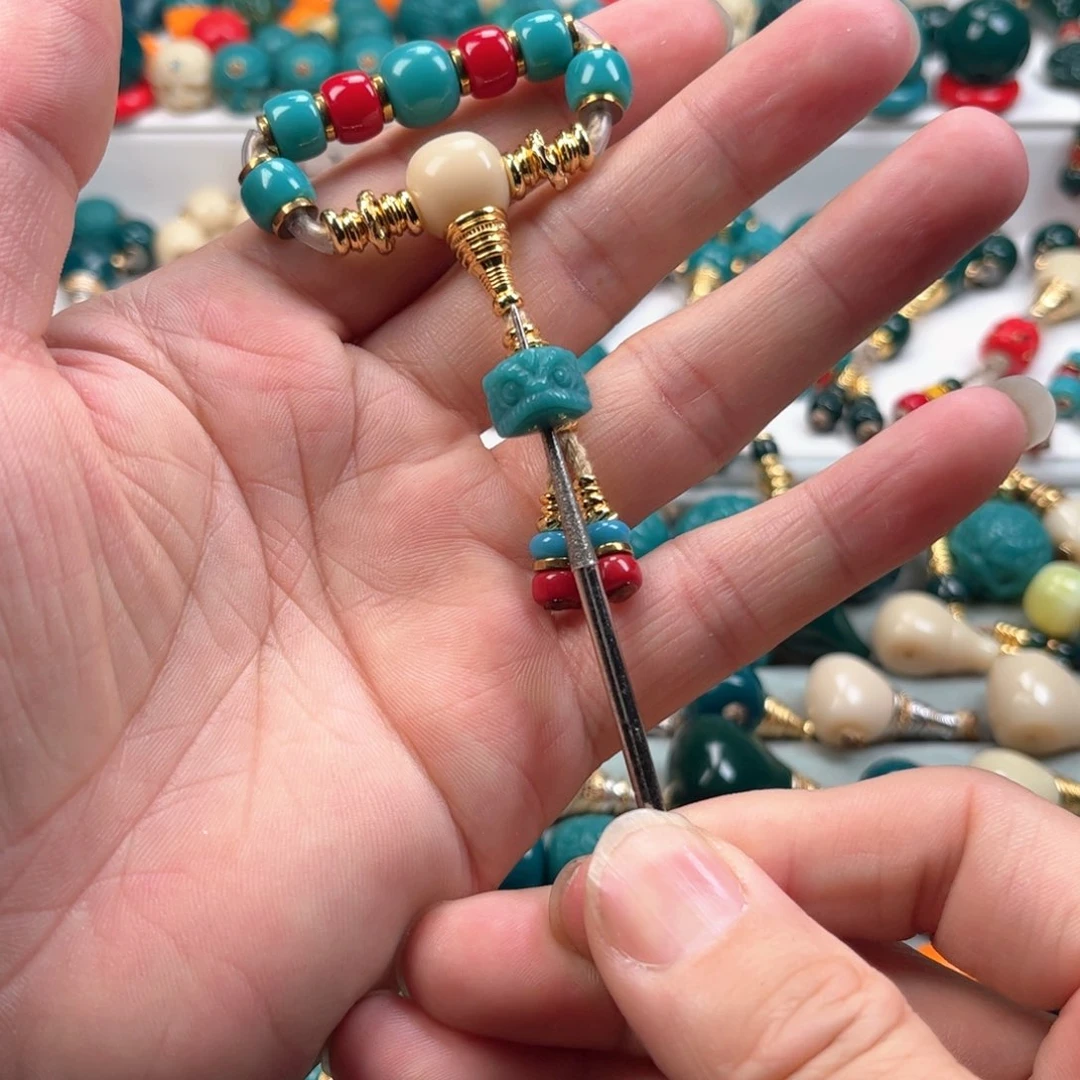 琉璃颈饰小****球琉璃配饰