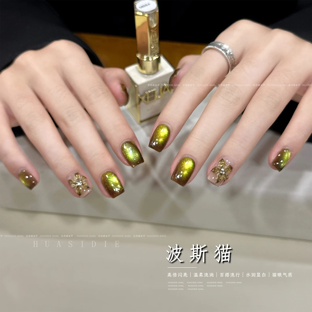 相框瓶15ml 波斯猫（单色猫眼胶）甲油胶（不送磁铁）