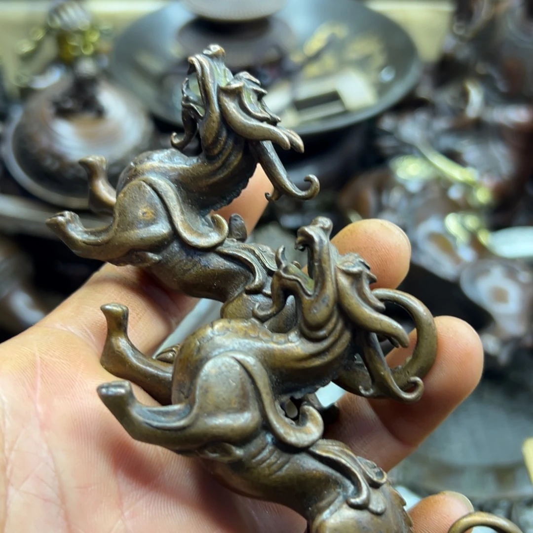 铜摆件欢迎欢迎你