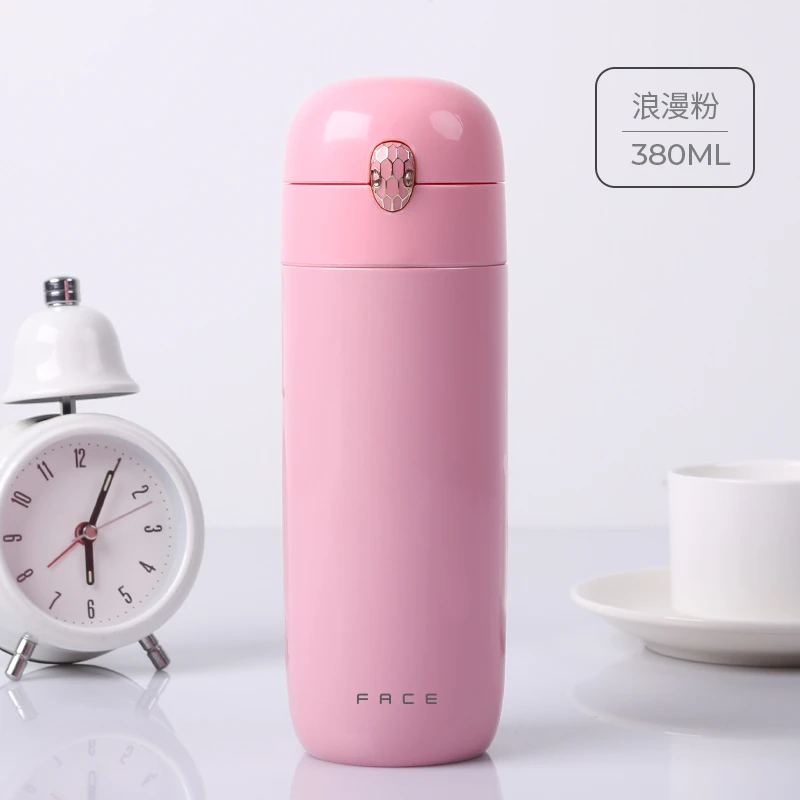 Face保温杯男女士学生韩版文艺便携316不锈钢水杯大容量定制杯子