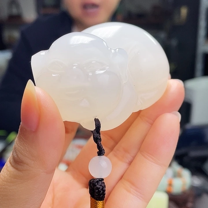 石英质玉挂件未镶嵌定制发货