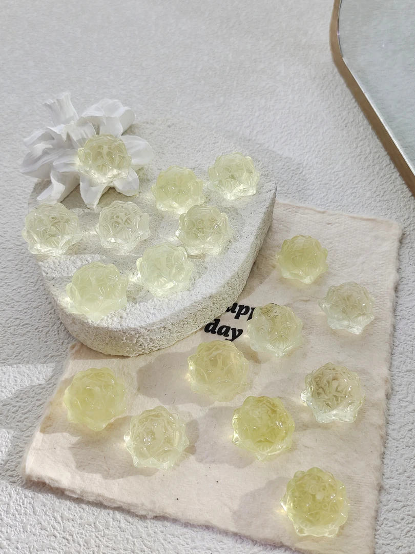 黄水晶莲花多样性随机发货HS2