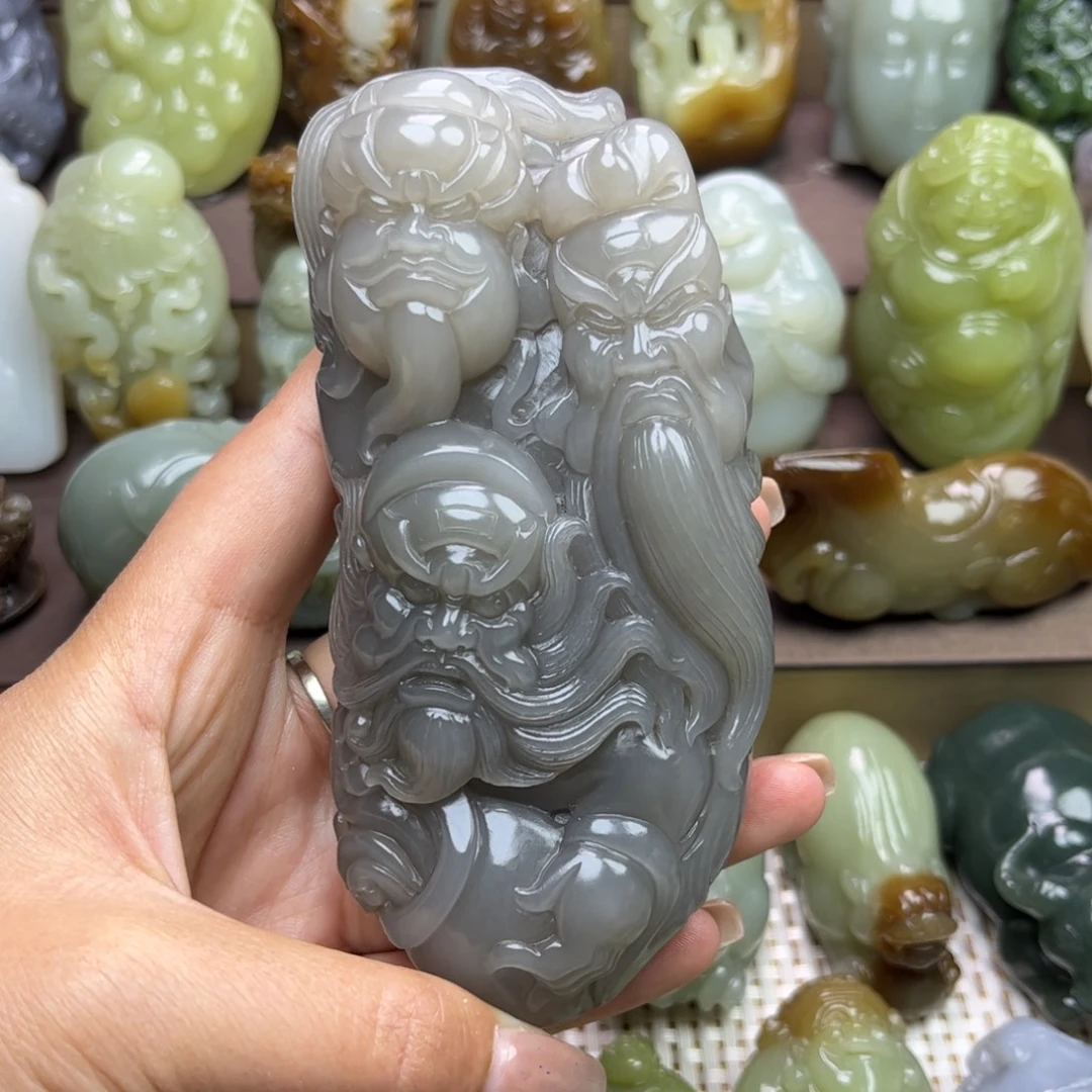 和田玉未镶嵌摆件
