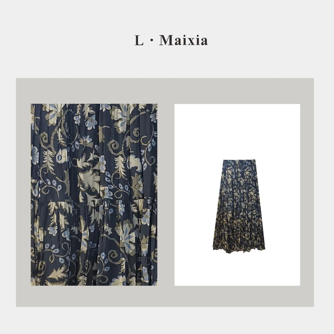 L.MAIXIA/露·玛莉先2025女士半身裙ZS-26156