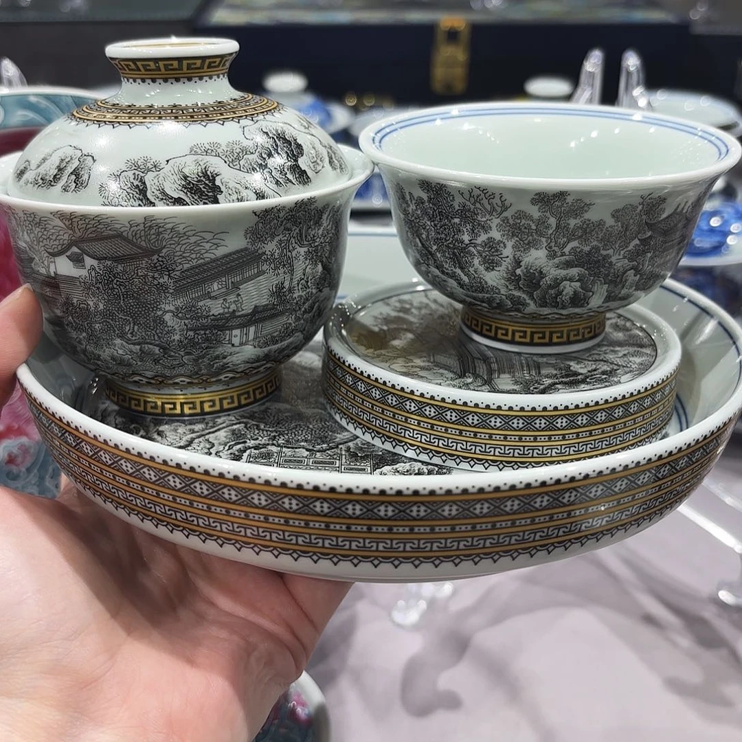 瓷片景德镇瓷器艺术半手