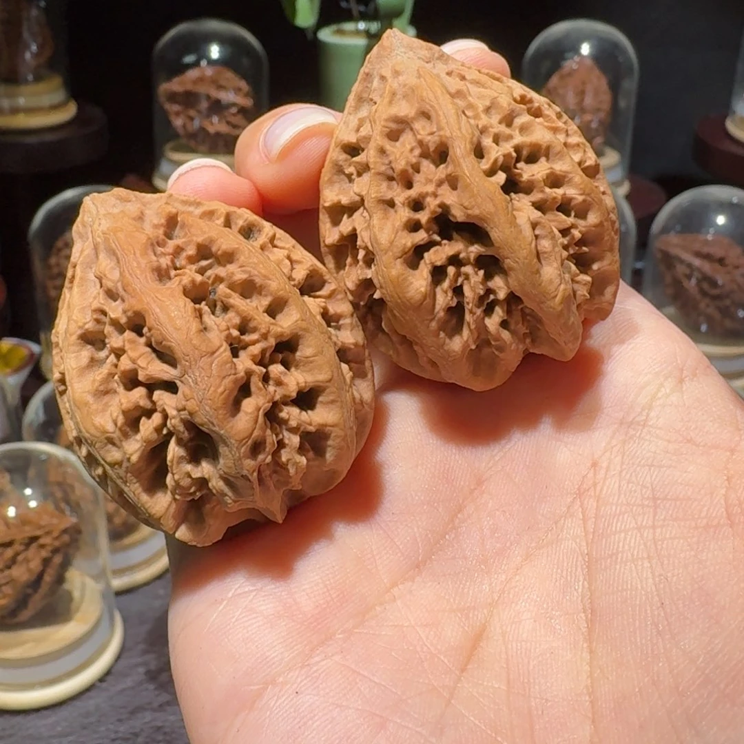 把件文玩核桃八棱灯笼